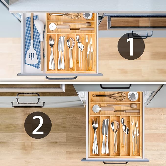 Flatware Organizer Silverware Drawer Organizer