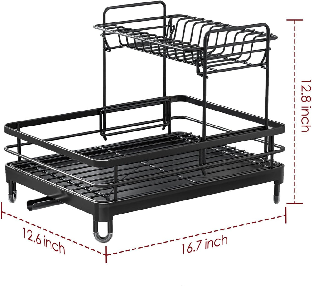 Sakugi Dish Drying Rack - X-Large Stainless Steel Dish Rack for Kitchen Count...