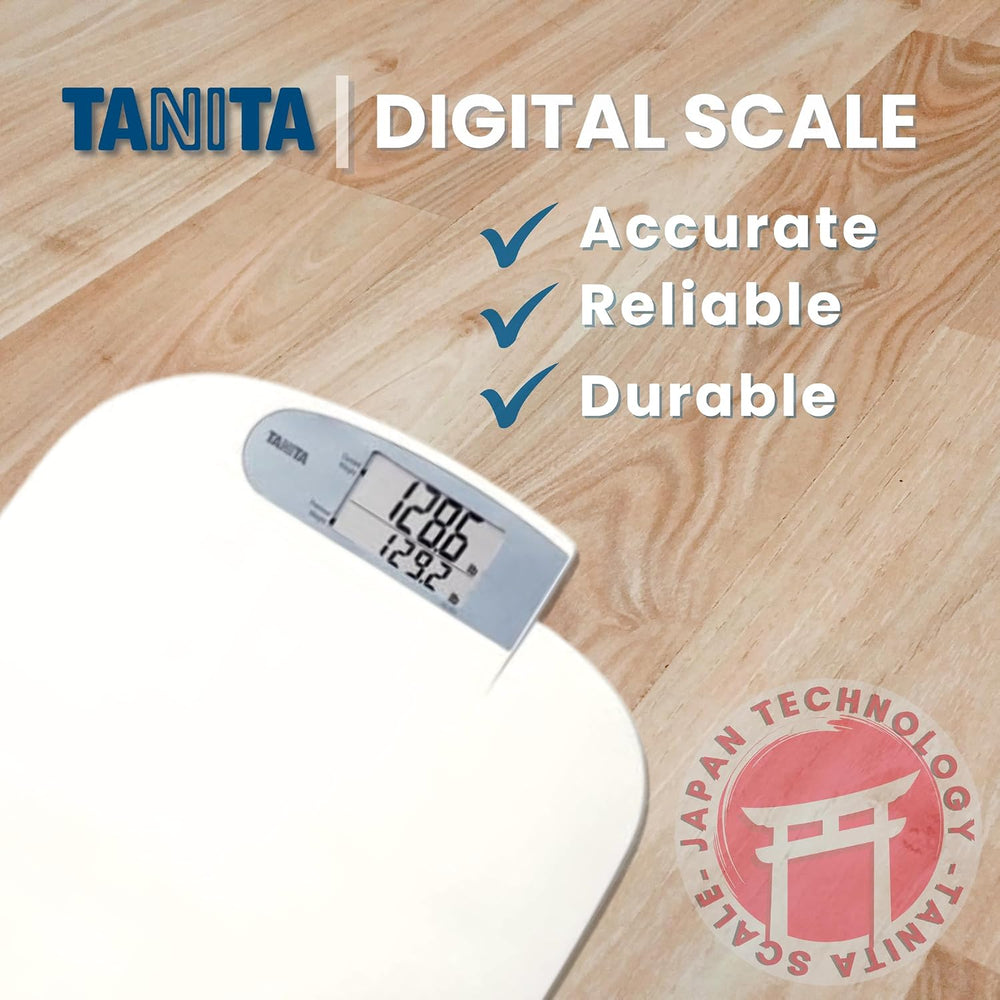Tanita HD-351 Japan Technology Digital Bathroom Weight Scale- 440 lbs Capacit...