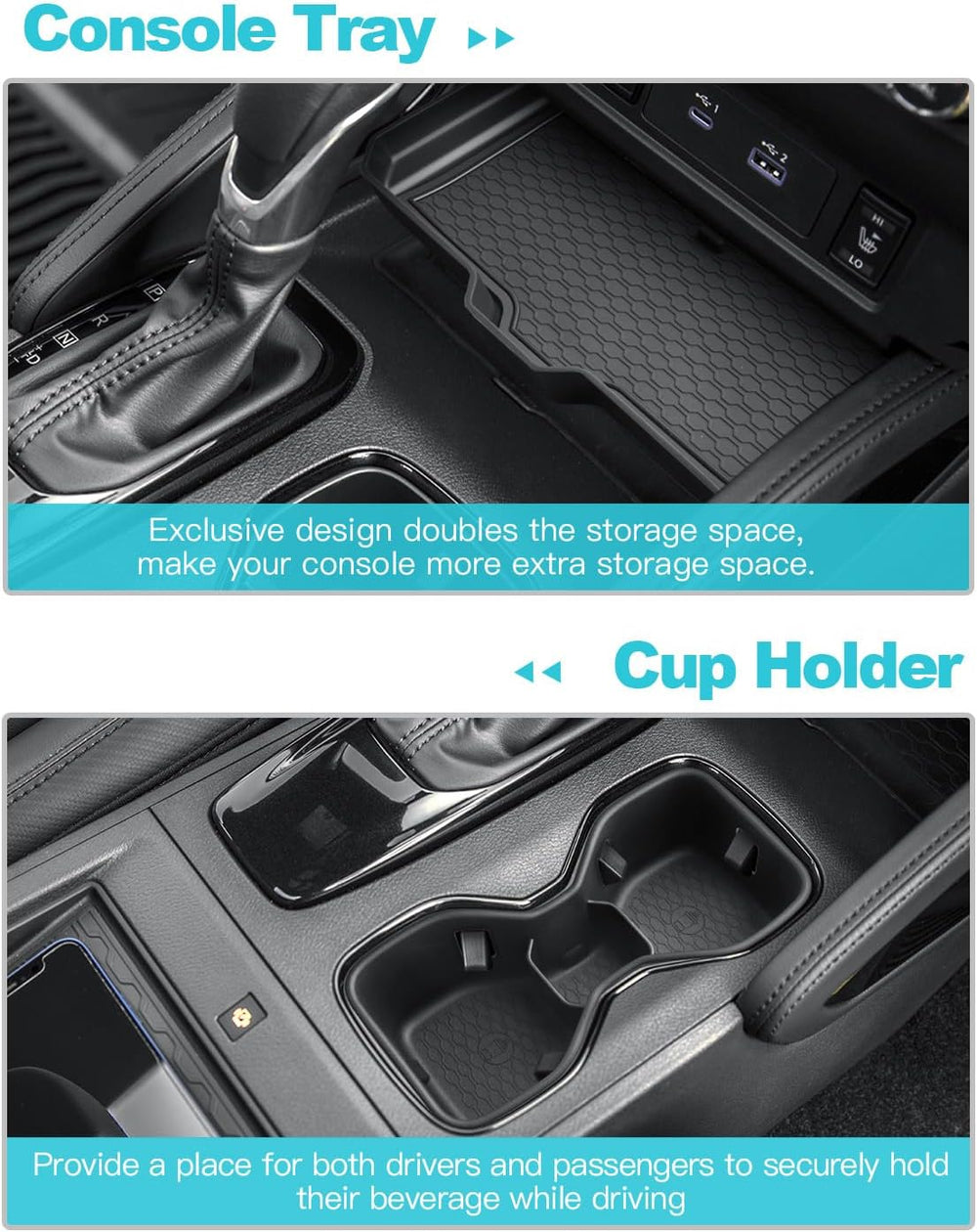 CDEFG 3Pcs for 2022-2026 Frontier Center Console Organizer Tray