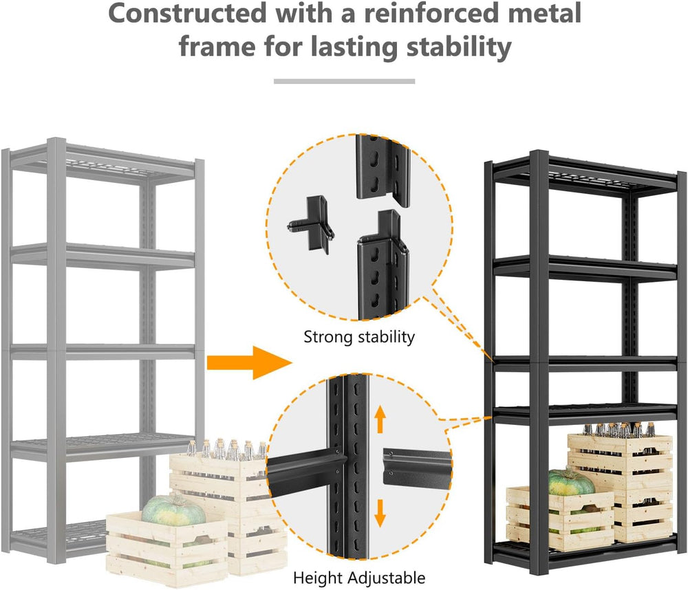 Heavy Duty Storage Shelving Unit (72" H x 35" W x 16" D)
