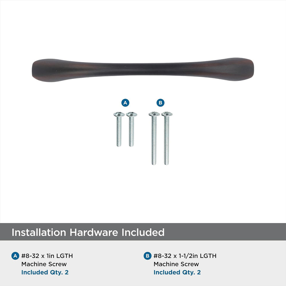 Amerock 10 Pack 3-3/4" Vaile Oil-Rubbed Bronze Arch Drawer Pull