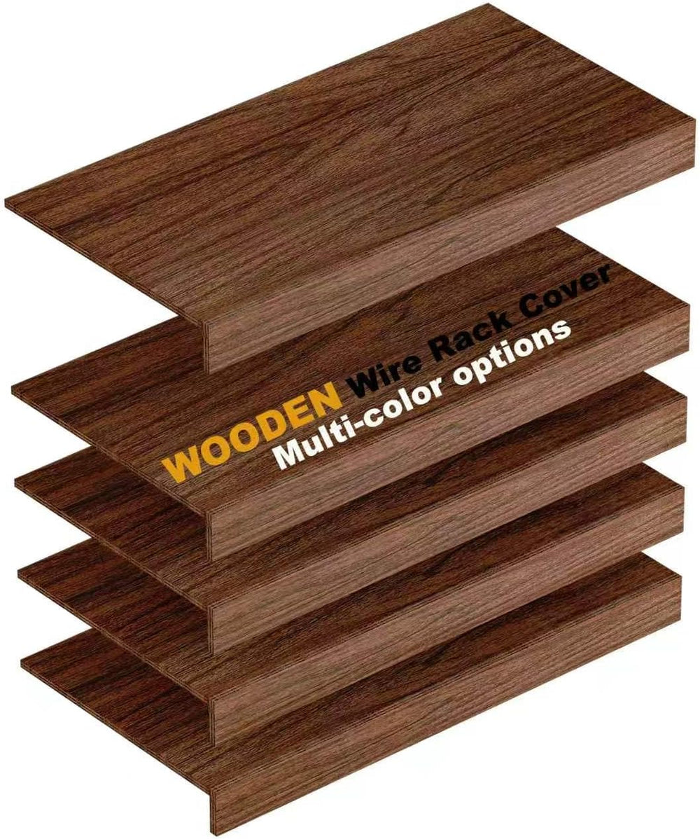 Wood Wire Shelf Covers Wire Rack Covers for Pantry and Closet Removable Shelf...