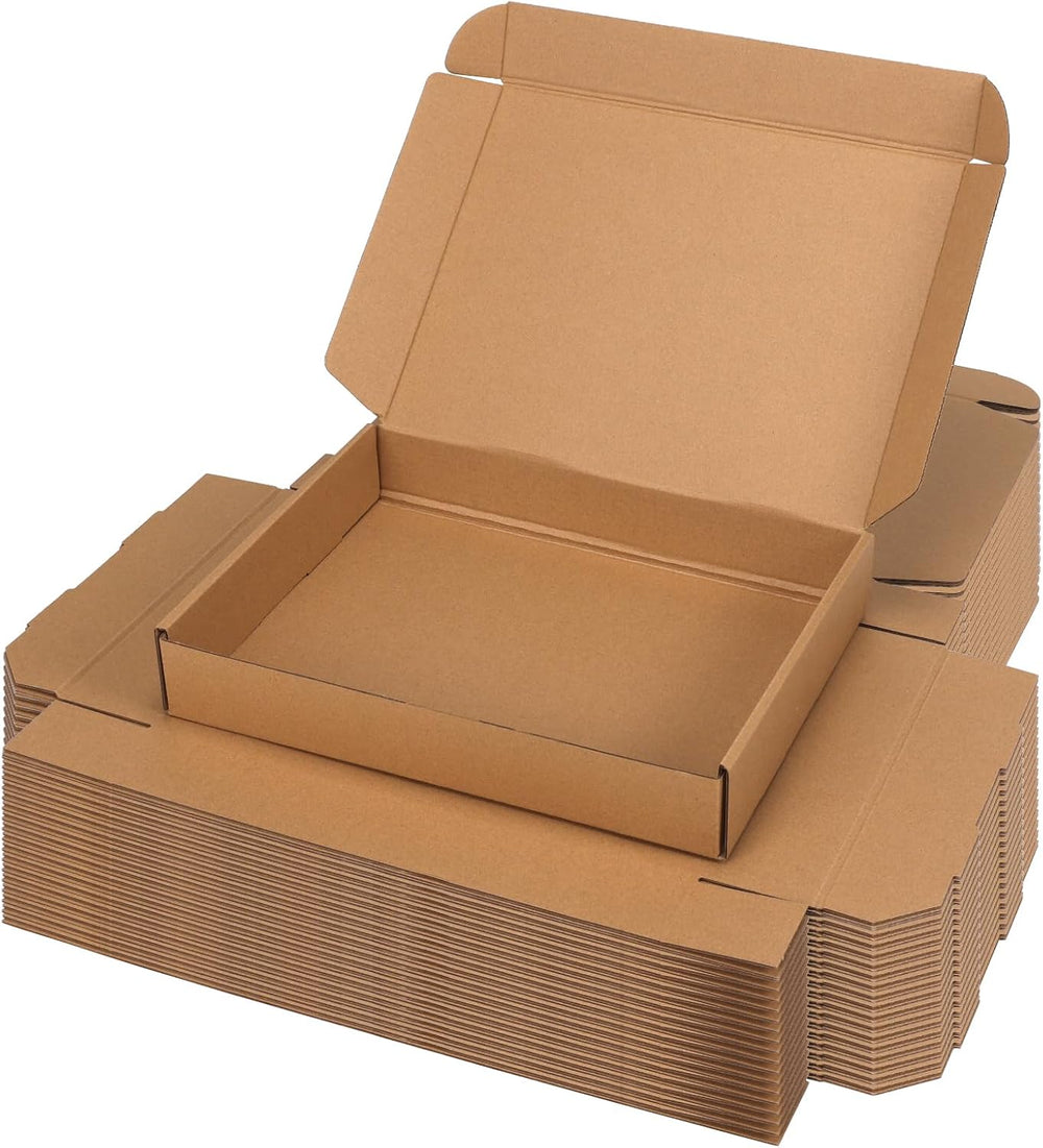 12x9x2 inch Cardboard Shipping Box, Set of 30 Mailing Box, Brown