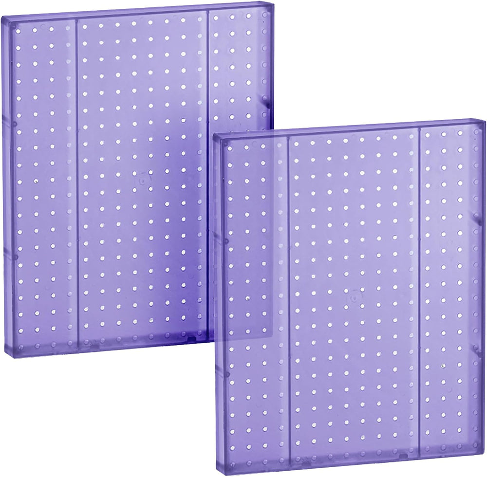 Azar Displays 771620-PUR Plastic Pegboard for Wall Organization - Garage Tool...