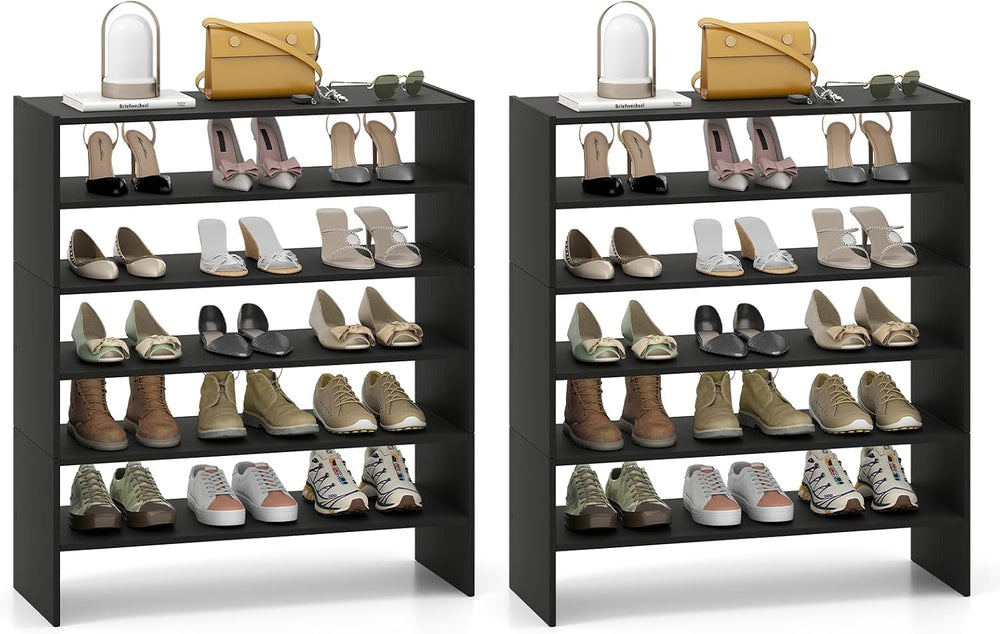 GIANTEX 3-in-1 Vertical Shoe Rack, 6-Tier Free Standing Shoe Storage Organize...