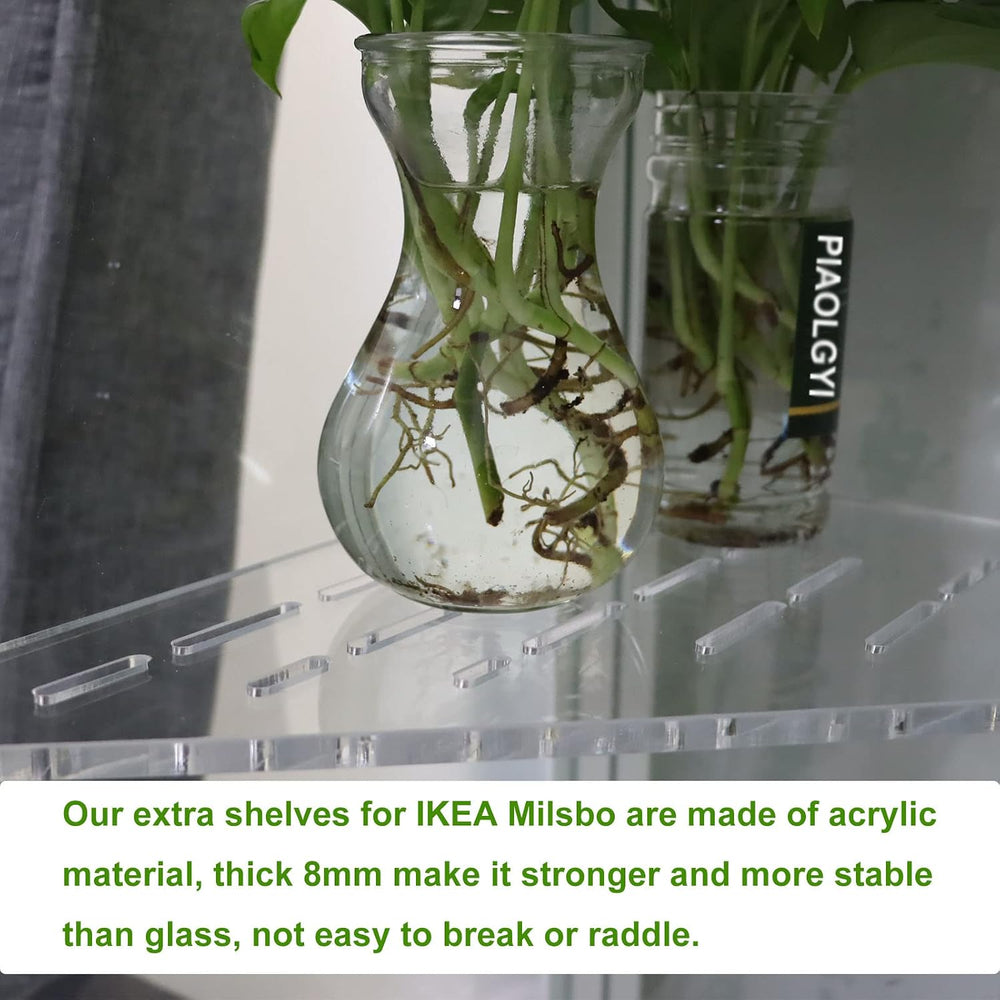 PIAOLGYI 2 Pcs Replacement Shelf for IKEA Milsbo Tall Indoor Greenhouse Cabin...