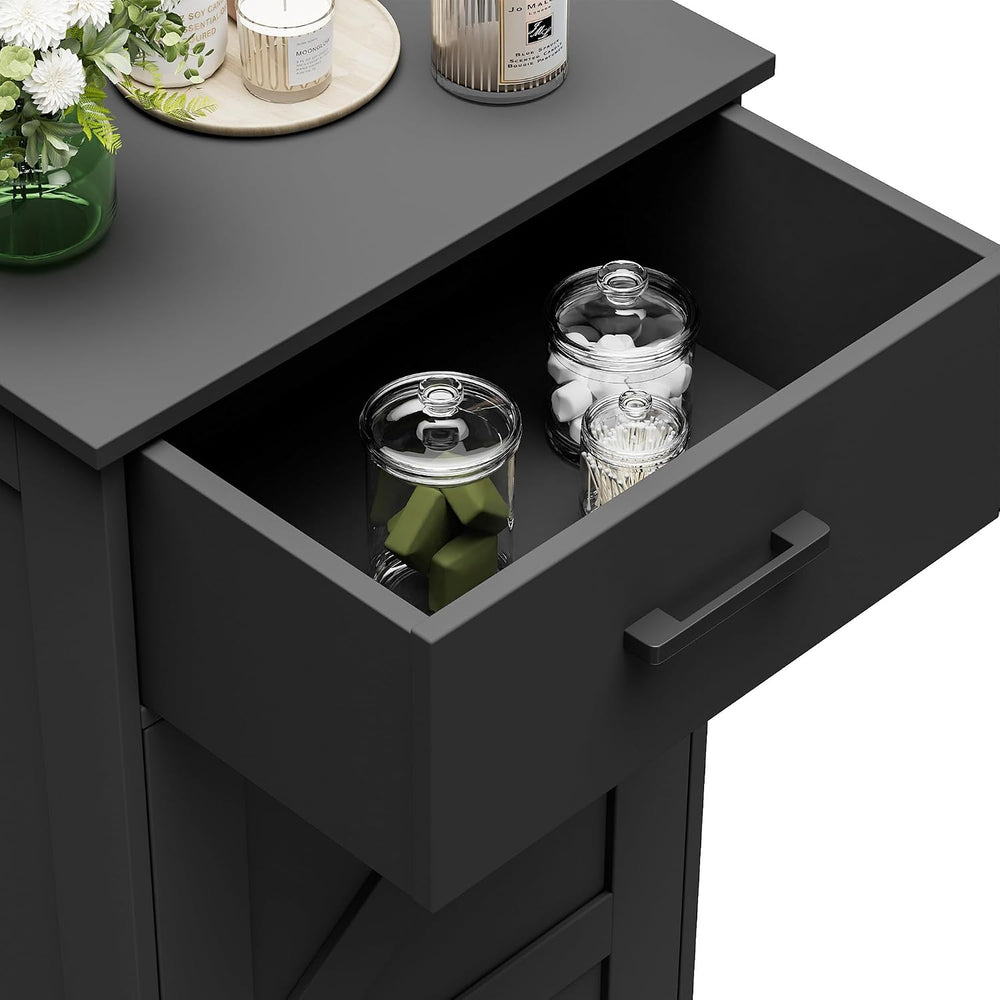 Bathroom Storage Cabinet with Drawer & Adjustable Shelf