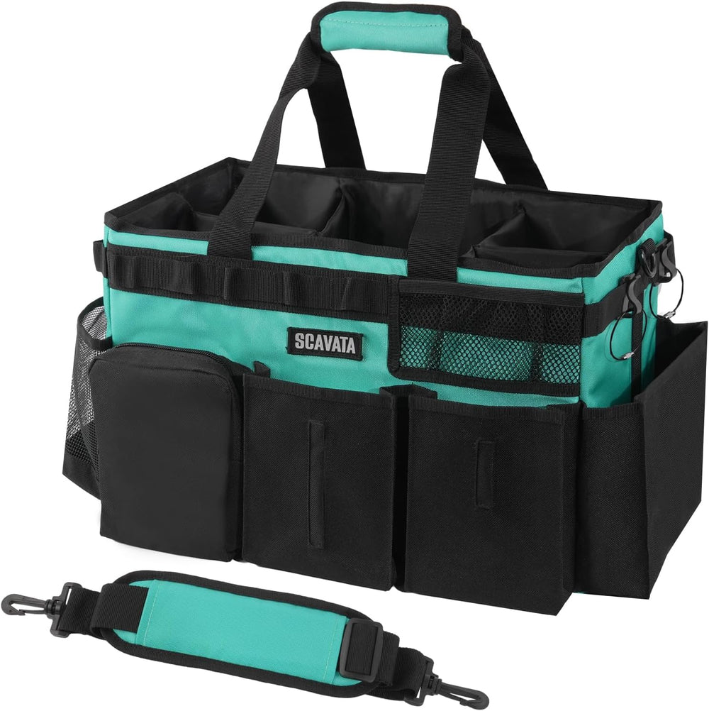 SCAVATA Wearable Cleaning Caddy Bag, Cleaning Caddy Supplies Organizer with H...