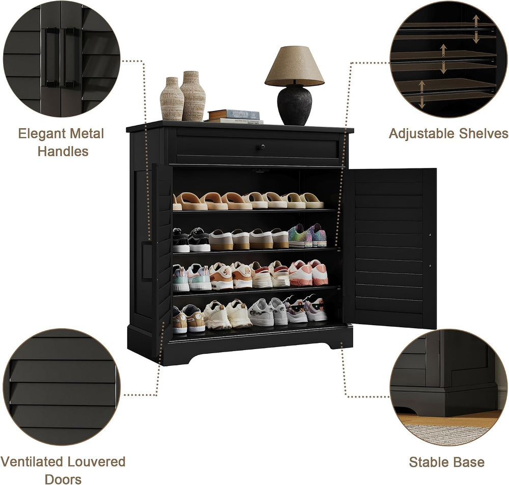 ChooChoo Bathroom Storage Cabinet with Drawer and 2 Doors