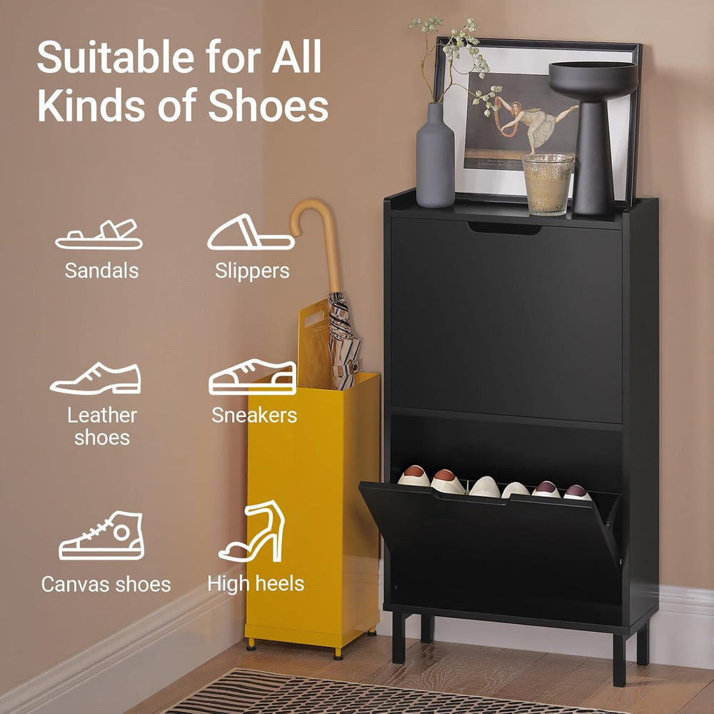 Haotian Slim Shoe Cabinet Entryway