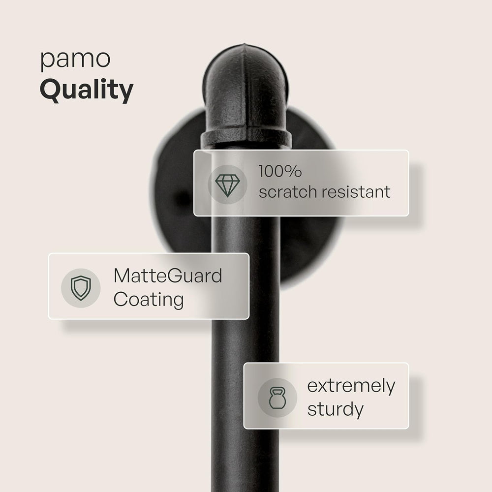 pamo Wall Mounted Clothing Rack with Metal Sheves – 79" W × 87" H, ...