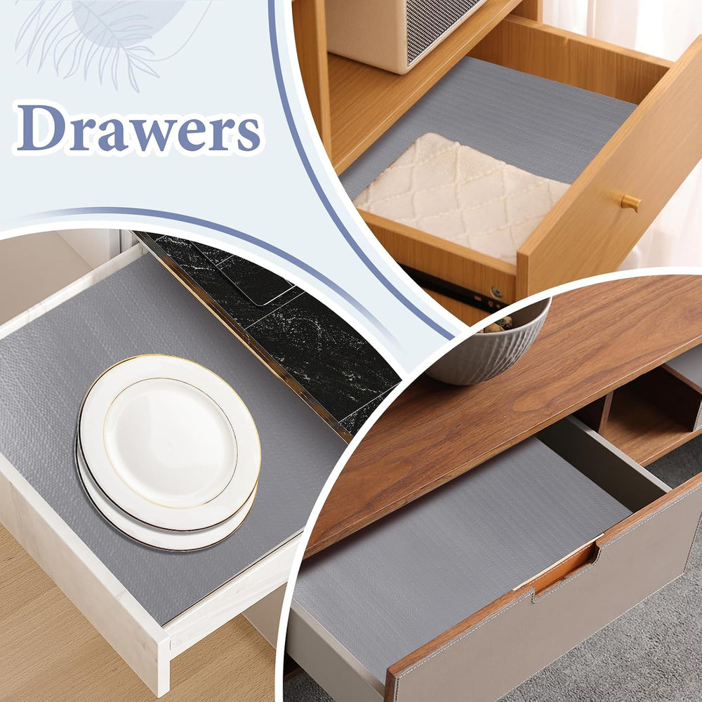 Drawer and Shelf Liner for Kitchen Cabinet: 17 in X 20 Ft Non Slip