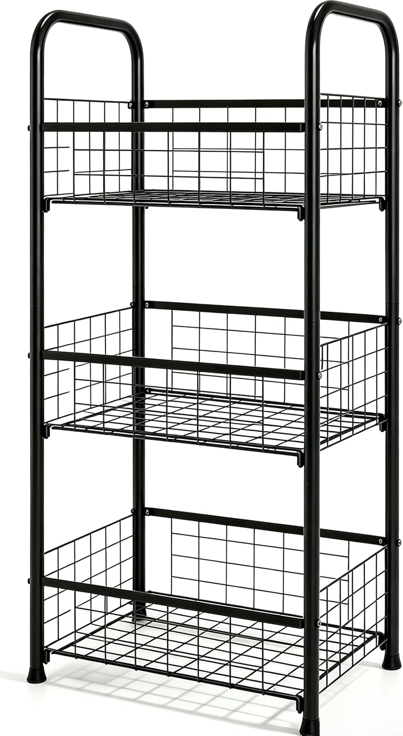 PROXRACER 3 Tier Bathroom Storage Shelf & Organizer, Kitchen Rack