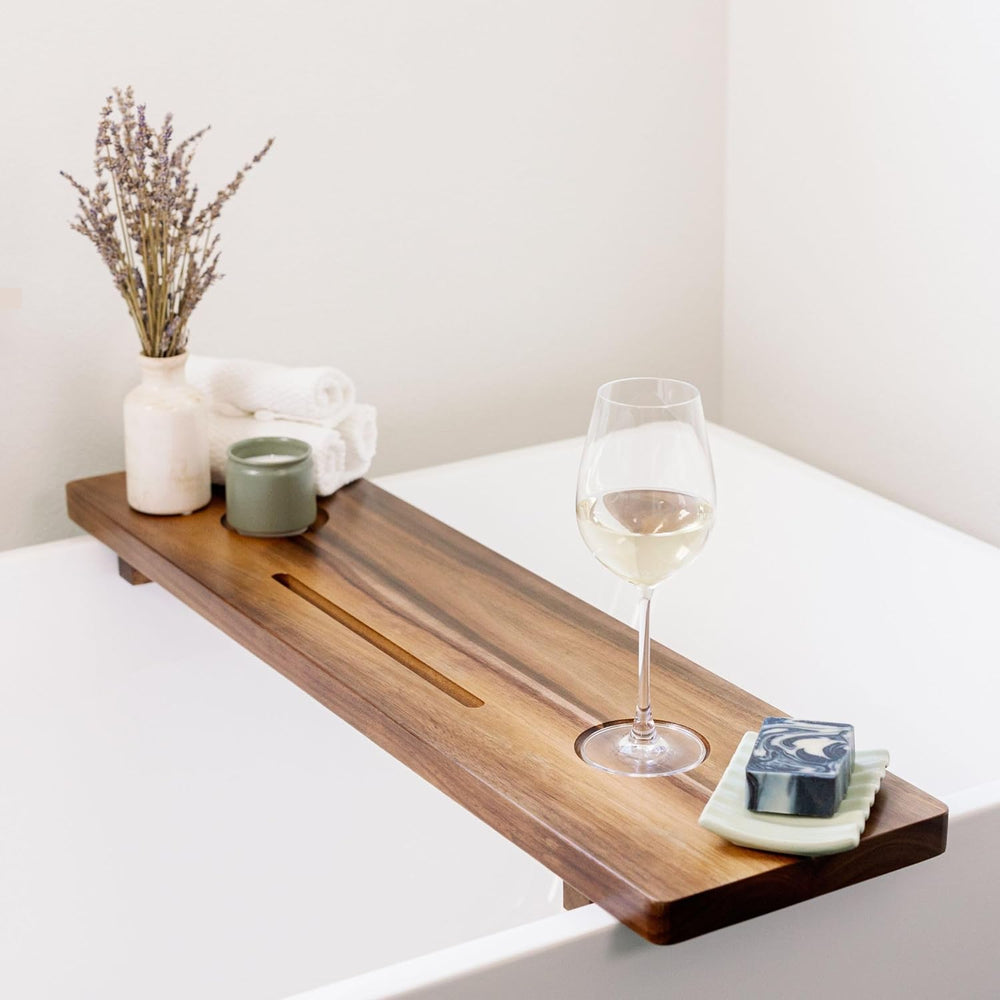 Premium Nature Shed Bathtub Tray for Freestanding Bath | Large & Thick 35...