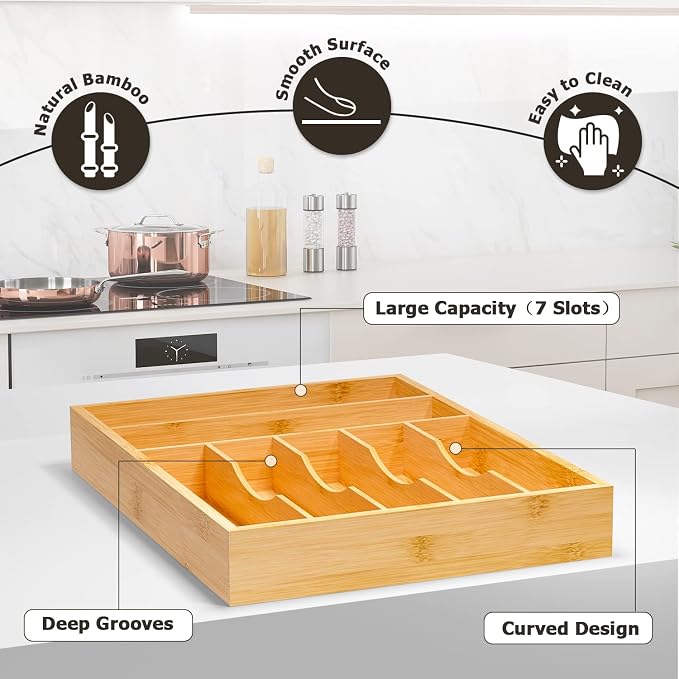 Flatware Organizer Silverware Drawer Organizer