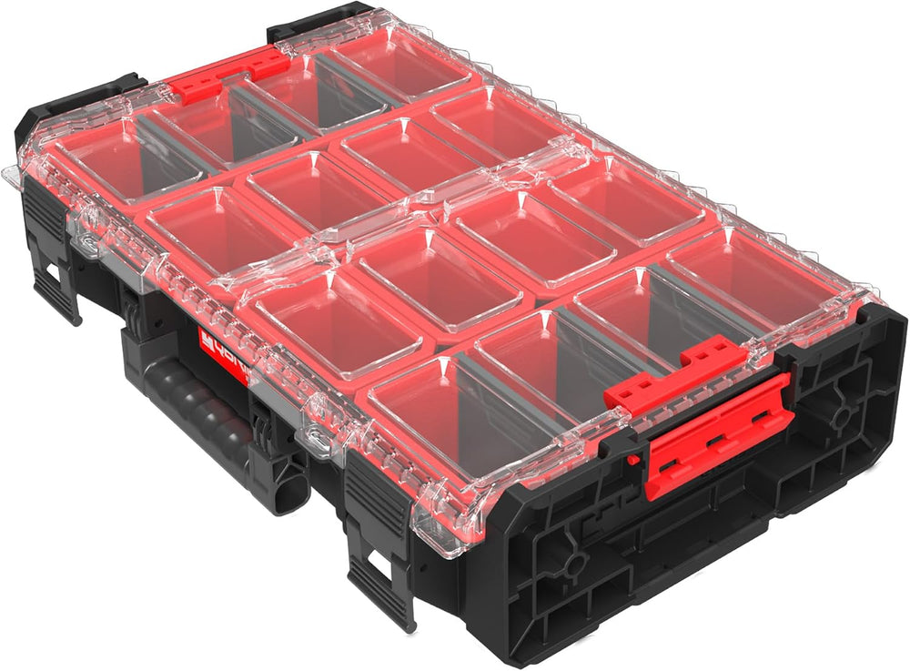 Qbrick System ONE Organizer XL 2.0 Black: Heavy-Duty Stackable Tool & Sma...
