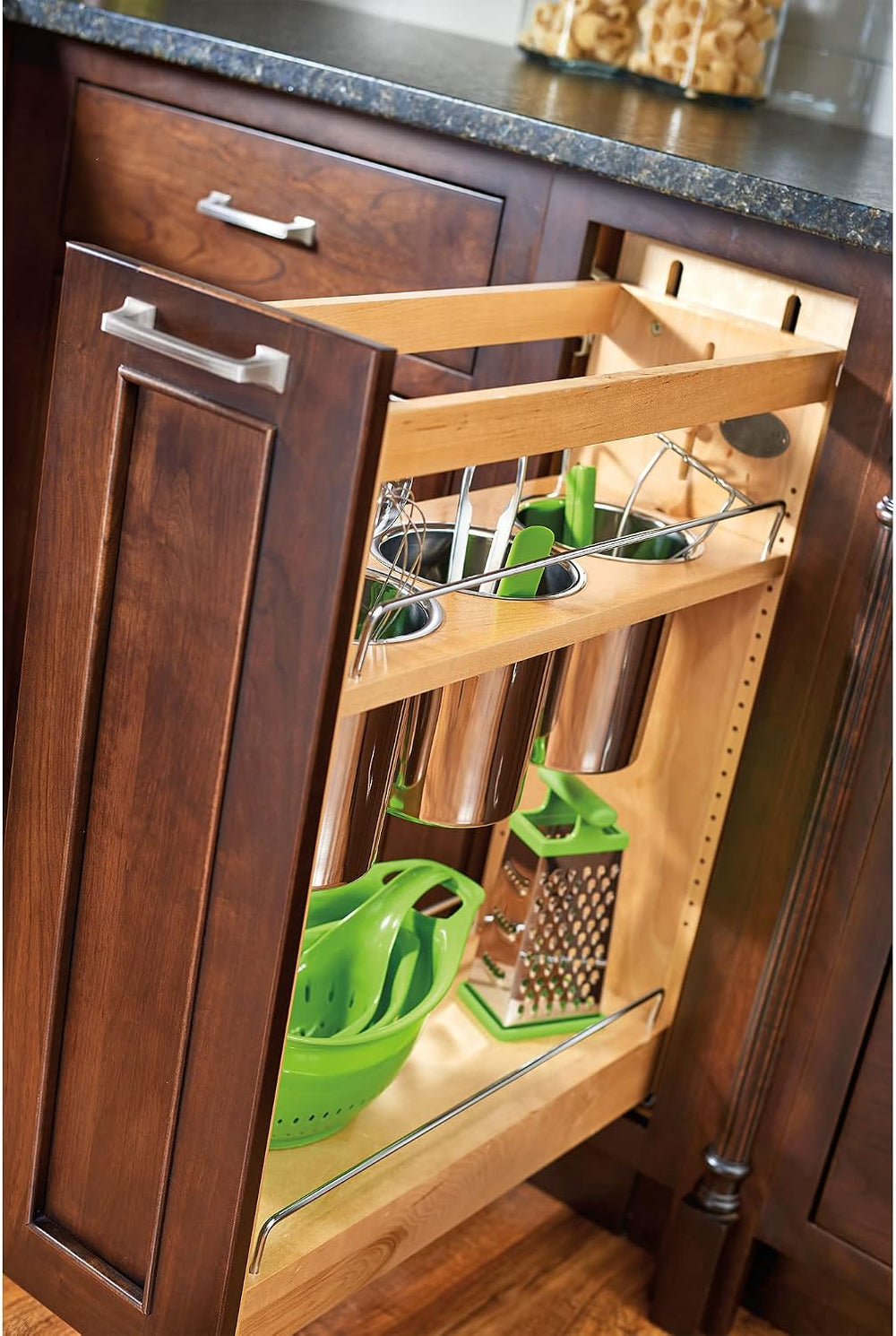 Rev-A-Shelf Pullout Organizer w/Soft-Close, Min Cabinet Opening 8.5" W
