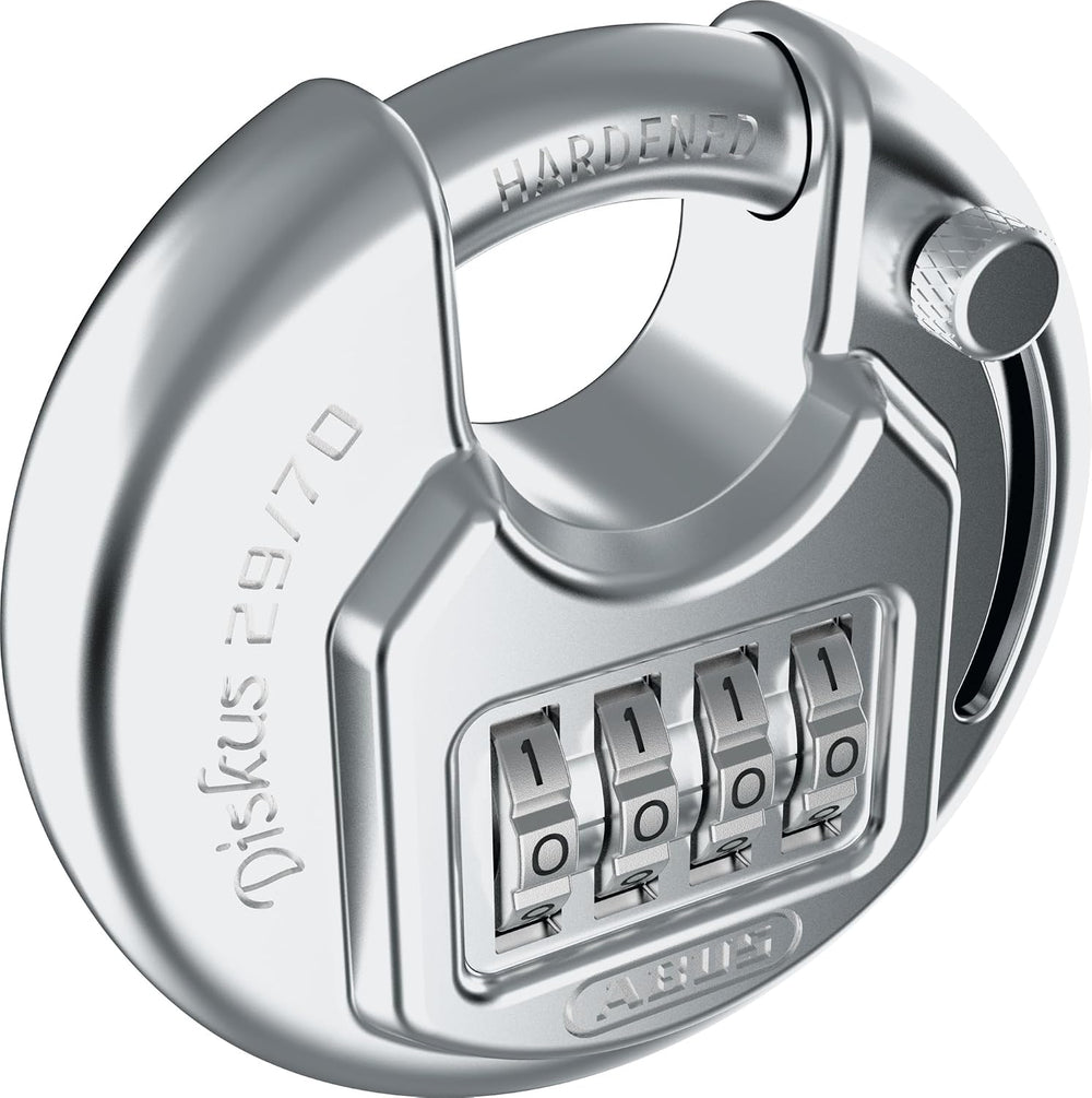 ABUS Diskus Combo 29/70 Padlock - Combination Lock with 4-Digit Combination