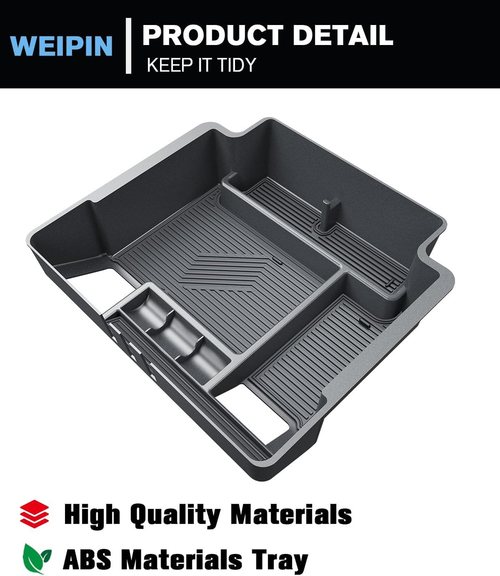 Silverado Sierra Center Console Organizer - Refreshed Models 2024-2026 Chevy ...