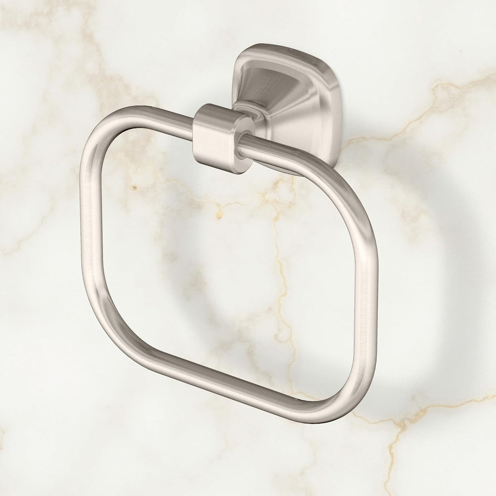 Gatco 5512SN Beverly Towel Ring | Elegant Hand Towel Holder for Bathroom | Lu...