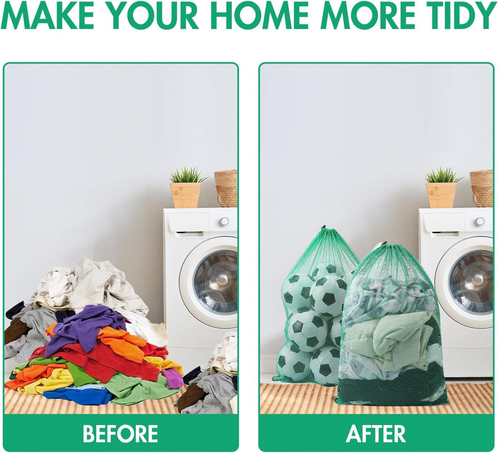 Berlune 30 Pack Large Mesh Laundry Bags
