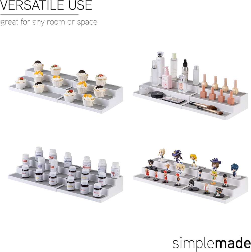 SIMPLEMADE 3-Tier Spice Rack Organizer - Versatile Storage Shelf for Kitchen,...