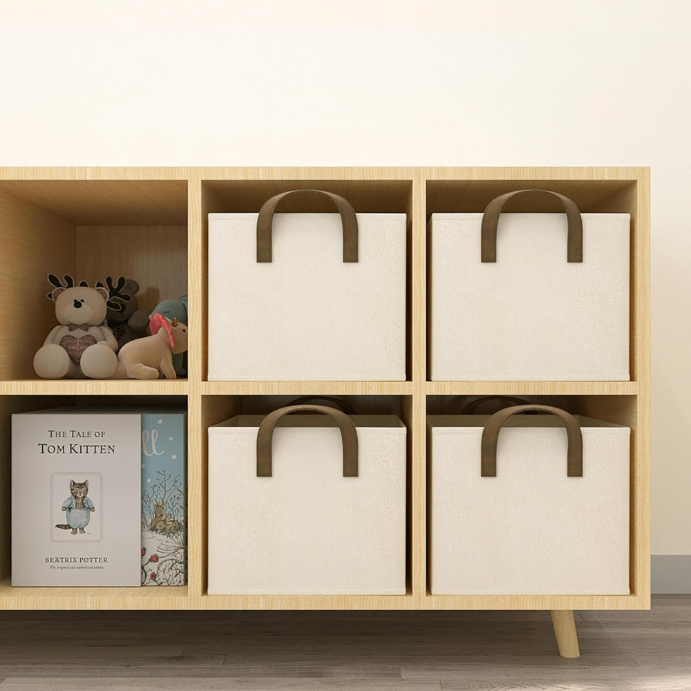 Closet Storage Bins, Fabric Closet Organizers and Storage Basket for Shelves,...