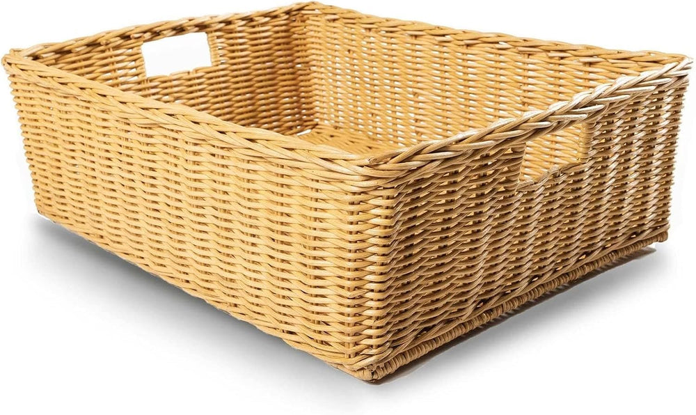 The Basket Lady Under The Bed/Basic Wicker Storage Basket, Extra Large