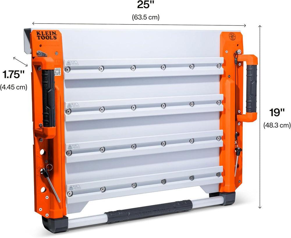 KLEIN TOOLS BC700WA LiftPro 24-Inch Wall Mount System, Heavy-Duty Modular Too...
