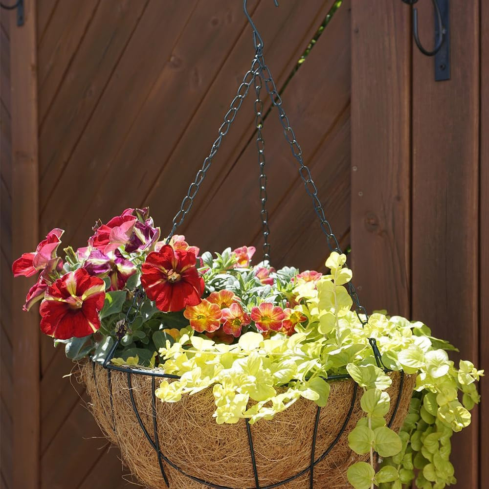 Coco Liner for planters 2PCS Replacement Round Plant Basket Liners Natural Co...