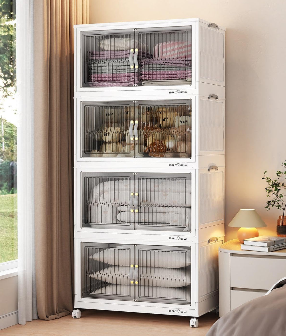 BROVIEW 320Qt Stackable Storage Bins