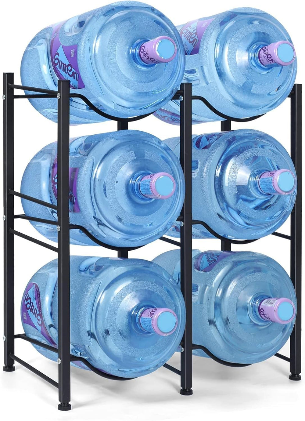 Nandae Water Cooler Jug Rack, 3-Tier Heavy Duty Water Bottle Holder Storage R...