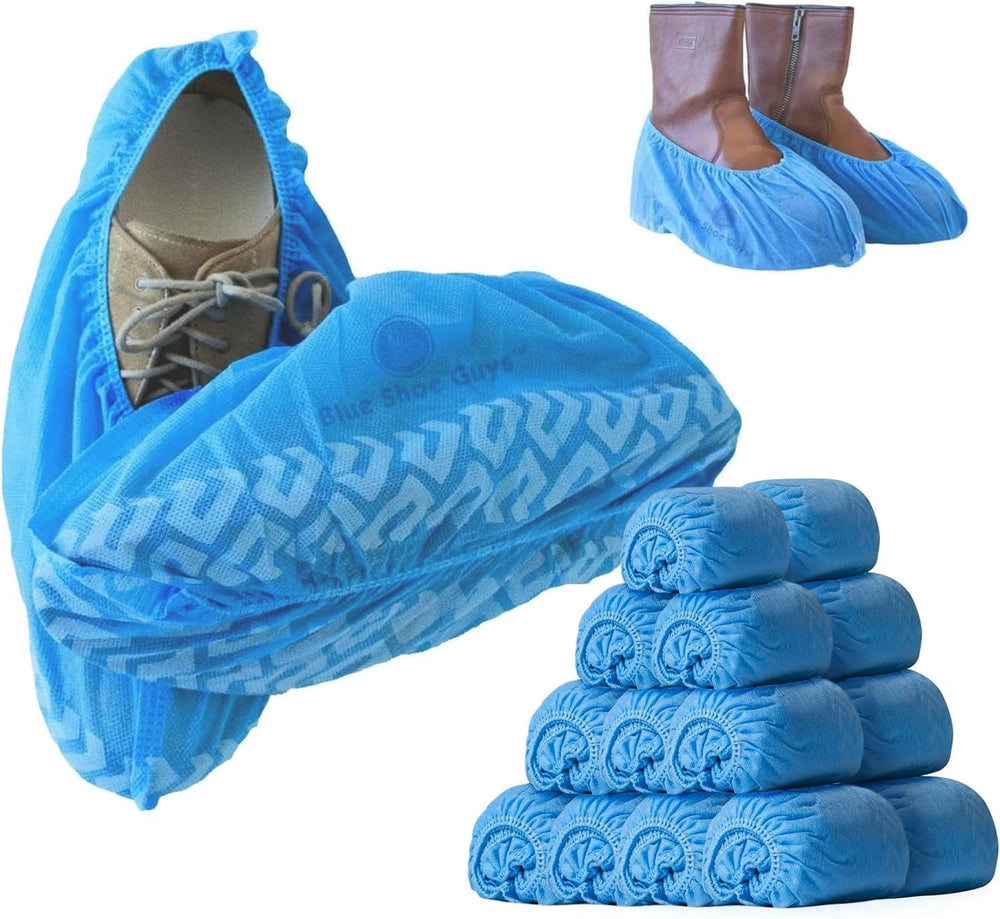 Blue Shoe Guys Premium Disposable Boot & Shoe Covers Booties | 200 Pack |...