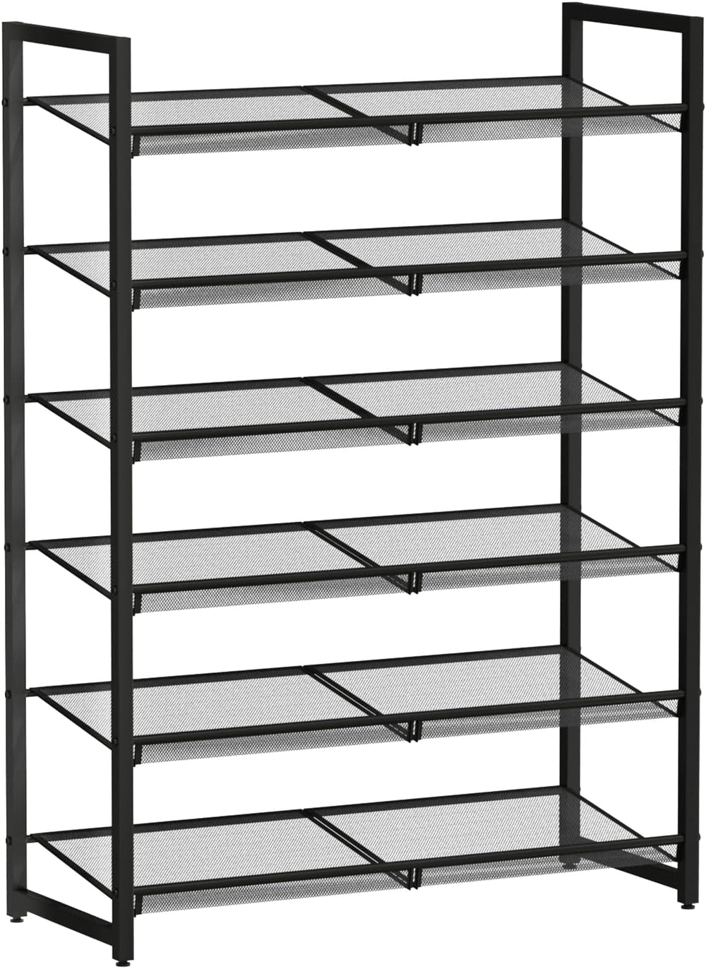 Shoe Rack, 6-Tier Metal Shoe Organizer, Tall Shoe Rack for Closet,entryway,Ga...