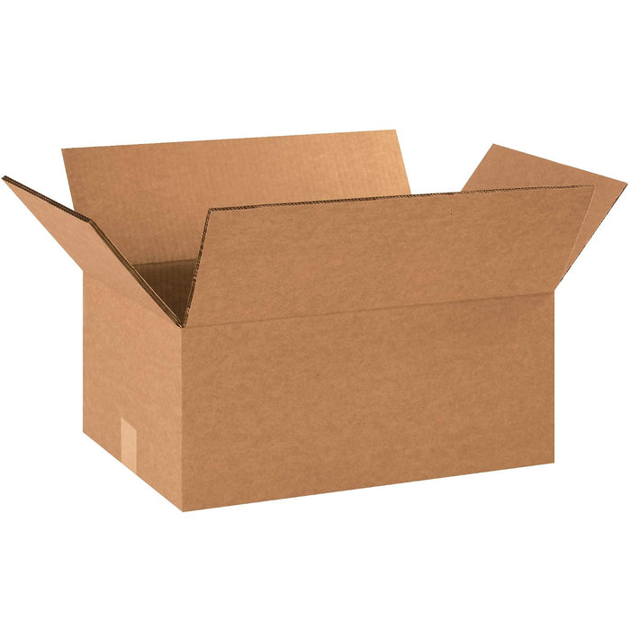 Box USA HD18128DW Heavy-Duty Double Wall Corrugated Cardboard Box 18" L x 12" W x 8" H, Kraft, for Shipping, Packing and Moving (Pack of 15)