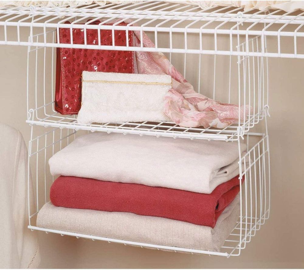 ClosetMaid 17 Inch Wide Hanging Basket Wire Shelving Accessory for Closet She...