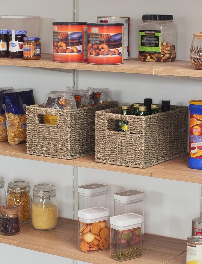 StorageWorks Wicker Storage Basket