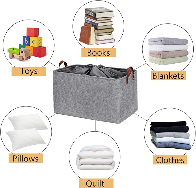 DULLEMELO Extra Large Grey Basket