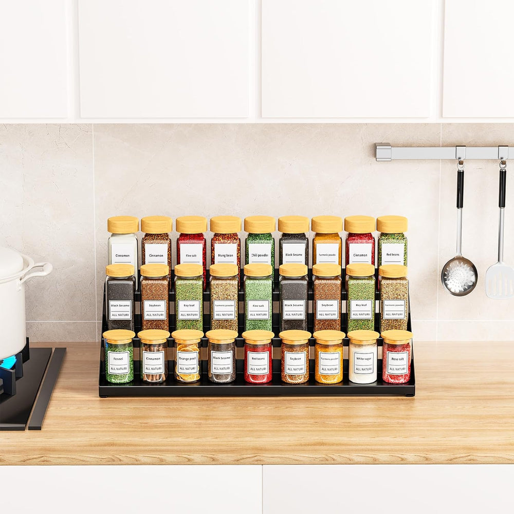 RCHYFEED 3 Tier Spice Rack Organizer for Cabinet,Expands 13.4 to 21.8 Inch