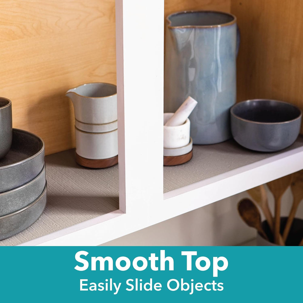 Smooth Top EasyLiner for Cabinets & Drawers, Easy to Install, Shelf Paper...