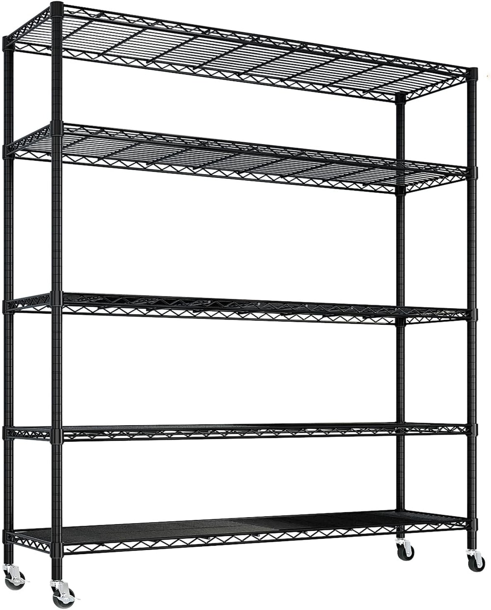 Metal Wire Shelving Unit Storage Shelves, Heavy Duty Metal Storage Shelf with...