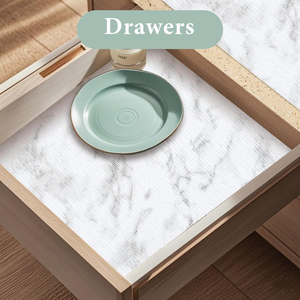 Drawer and Shelf Liner for Kitchen Cabinet: 12 in X 30 Ft Non Slip Waterproof...