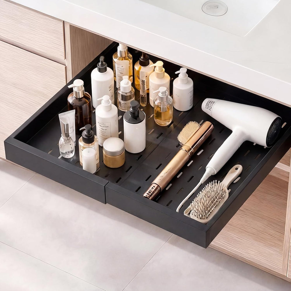 VEVOR Pull Out Cabinet Organizer, 4 Pack Expandable Width (12.2"-18.9&qu...
