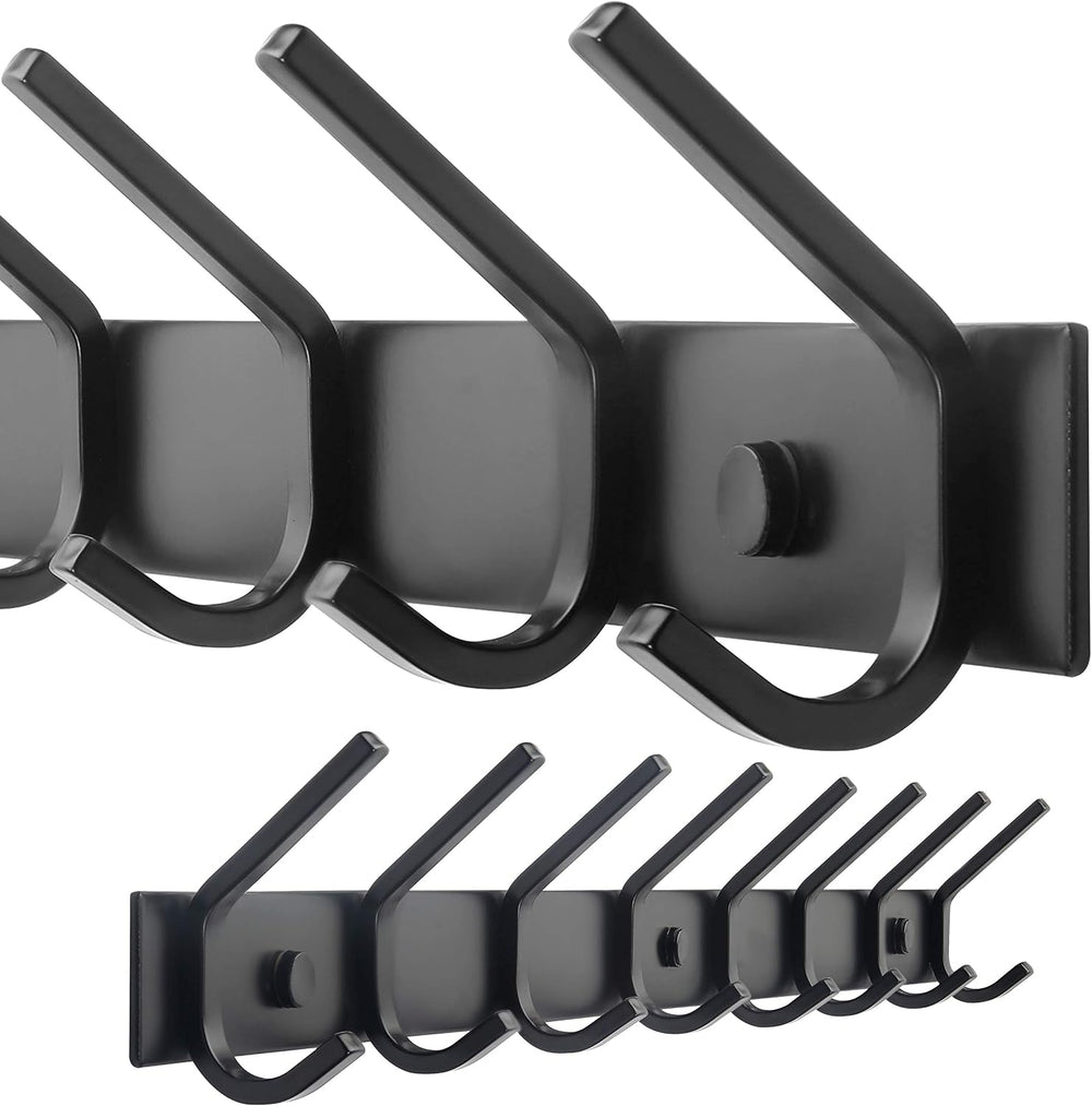 WEBI Coat Rack Wall Mounted,8 Coat Hooks for Hanging Coats,24" Heavy Dut...