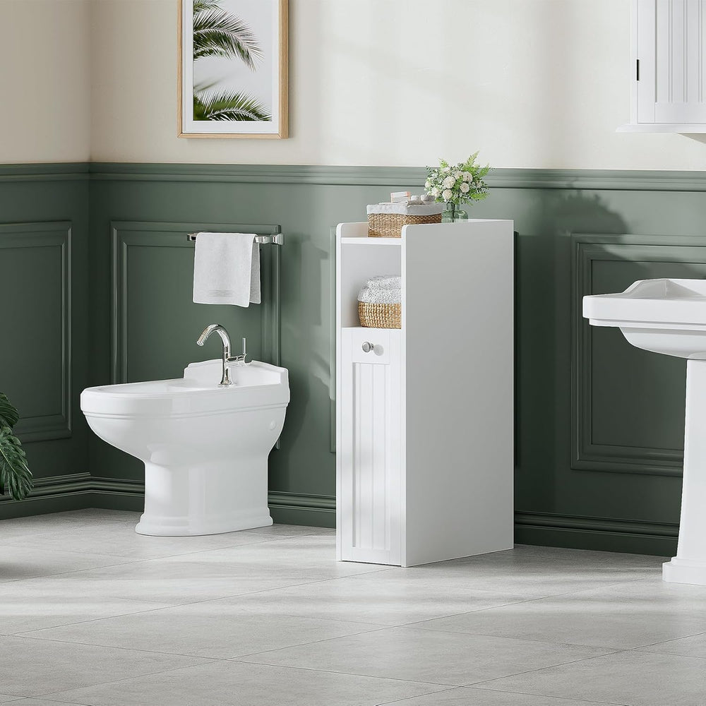 ChooChoo Slim Bathroom Storage Cabinet with Slide Out Drawers