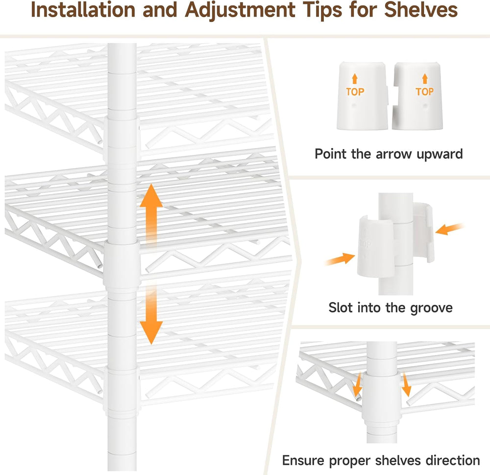 ONBRILL E3 Expandable Freestanding Closet Organizer System, Portable Closet