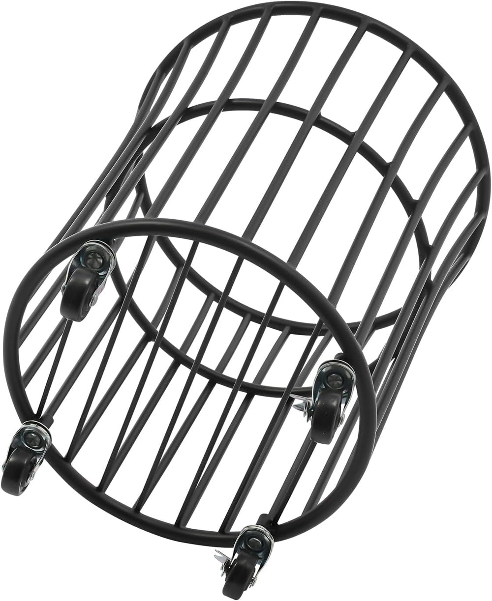 Rolling Laundry Basket Cart, Metal Laundry Hamper with Wheels, Laundry Organi...