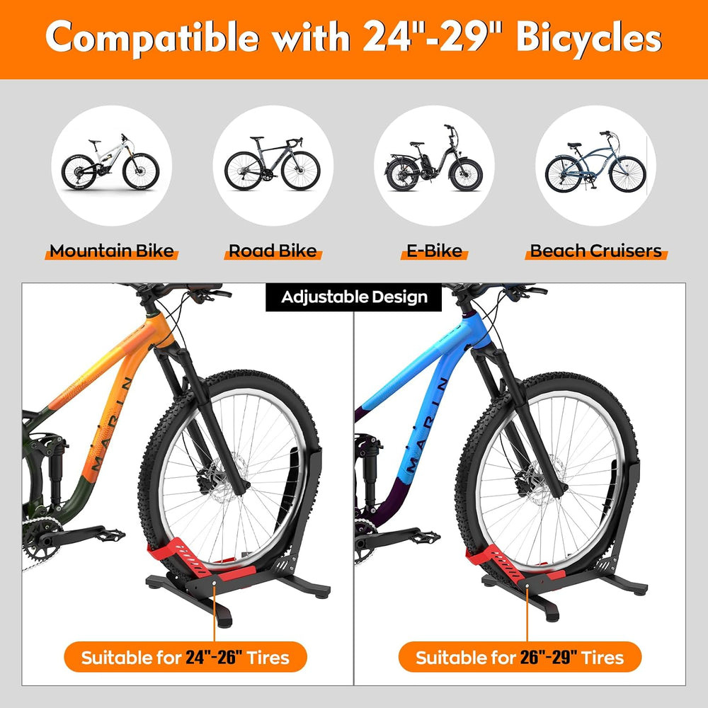 ALIXUEQIN Bike Stand Floor, Portable Bike Storage for Garage