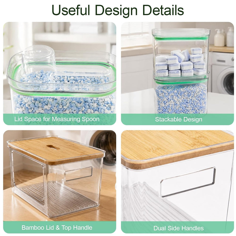 5-in-1 Trash Bag Dispenser, Laundry & Dishwasher Pods Storage Container